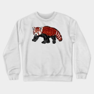 Artwork of a Red Panda I Crewneck Sweatshirt